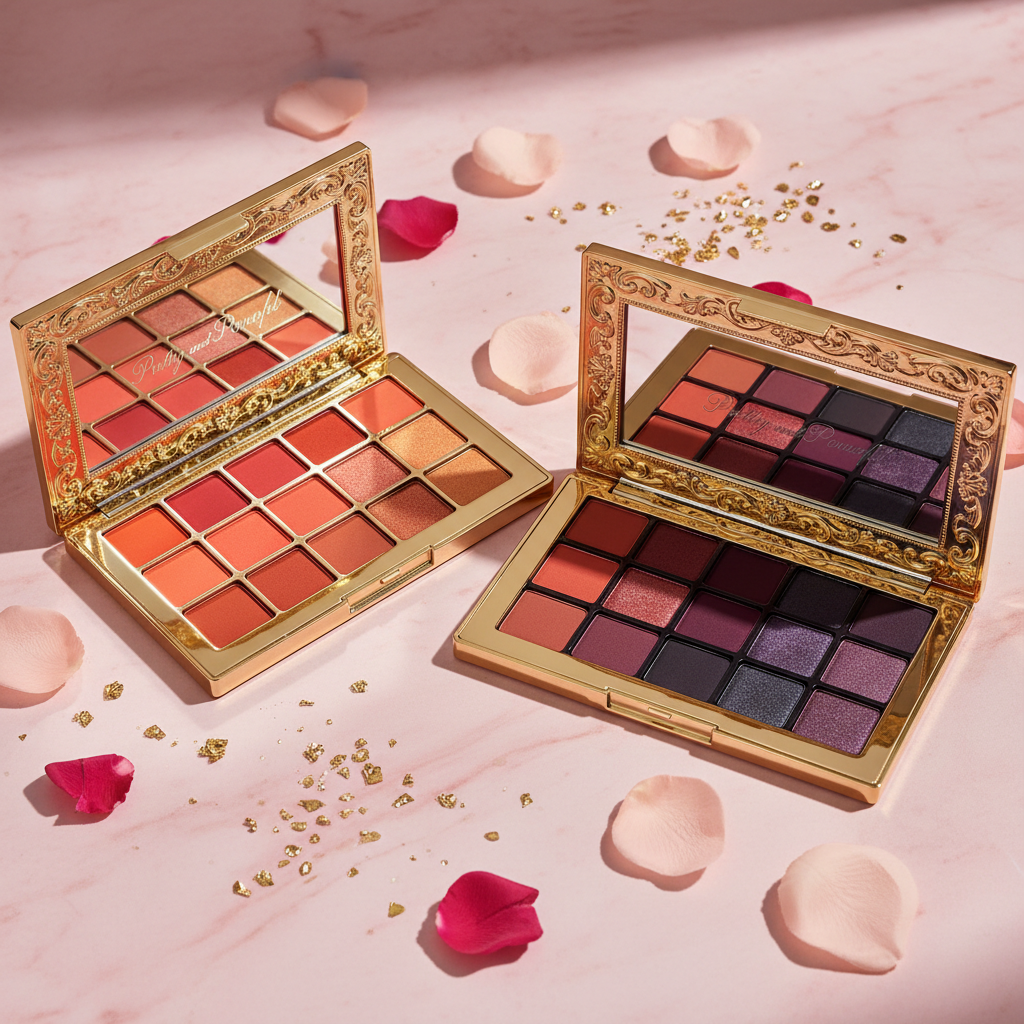 Punchy Orange Eyeshadow Palette Bold Shades