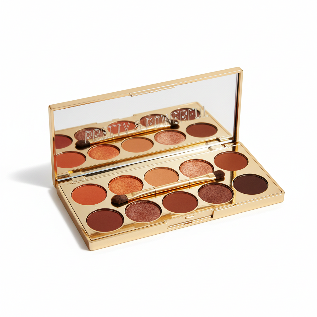 Punchy Orange Eyeshadow Palette Bold Shades